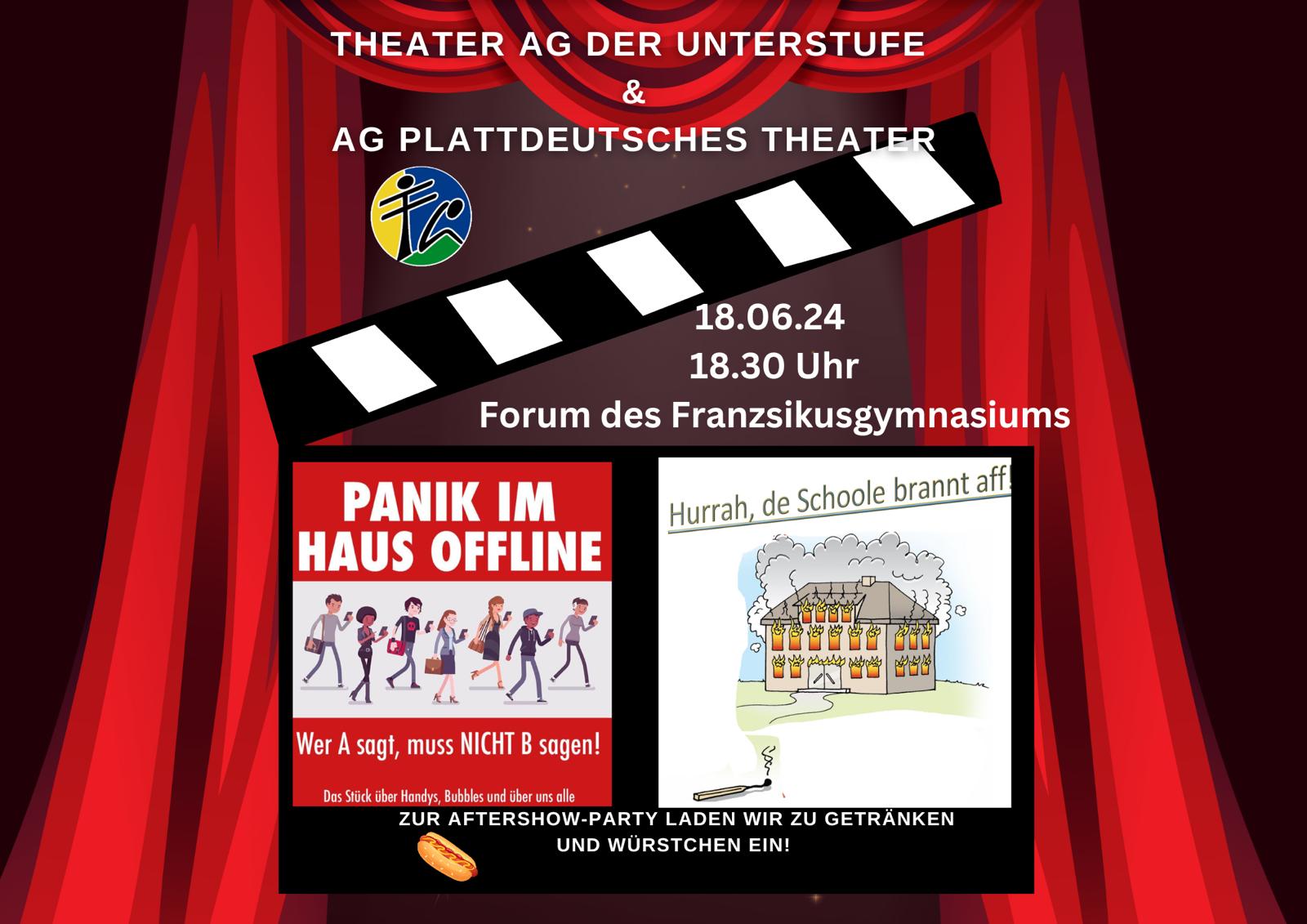 Einladung der Theater AG am 18.06.