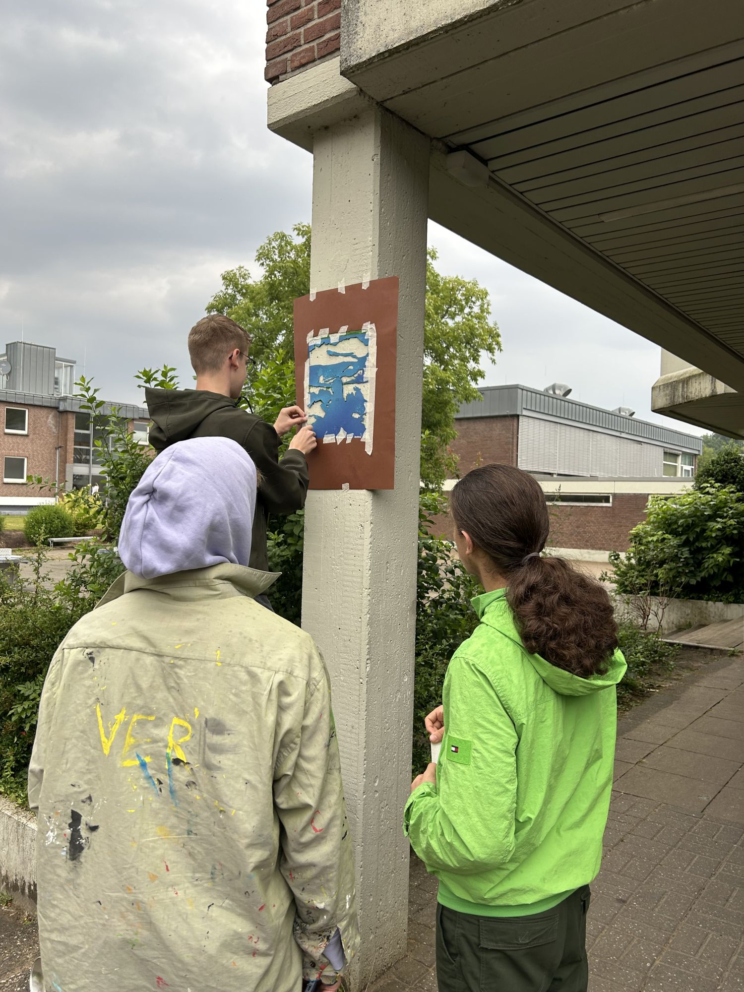 Kunst-Aktion der 10a