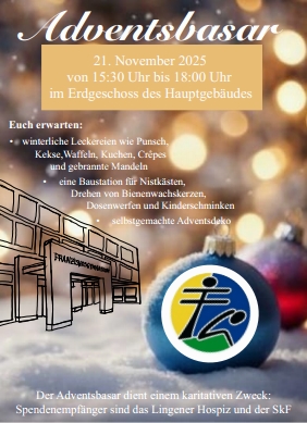 Adventsbasar am 21. November
