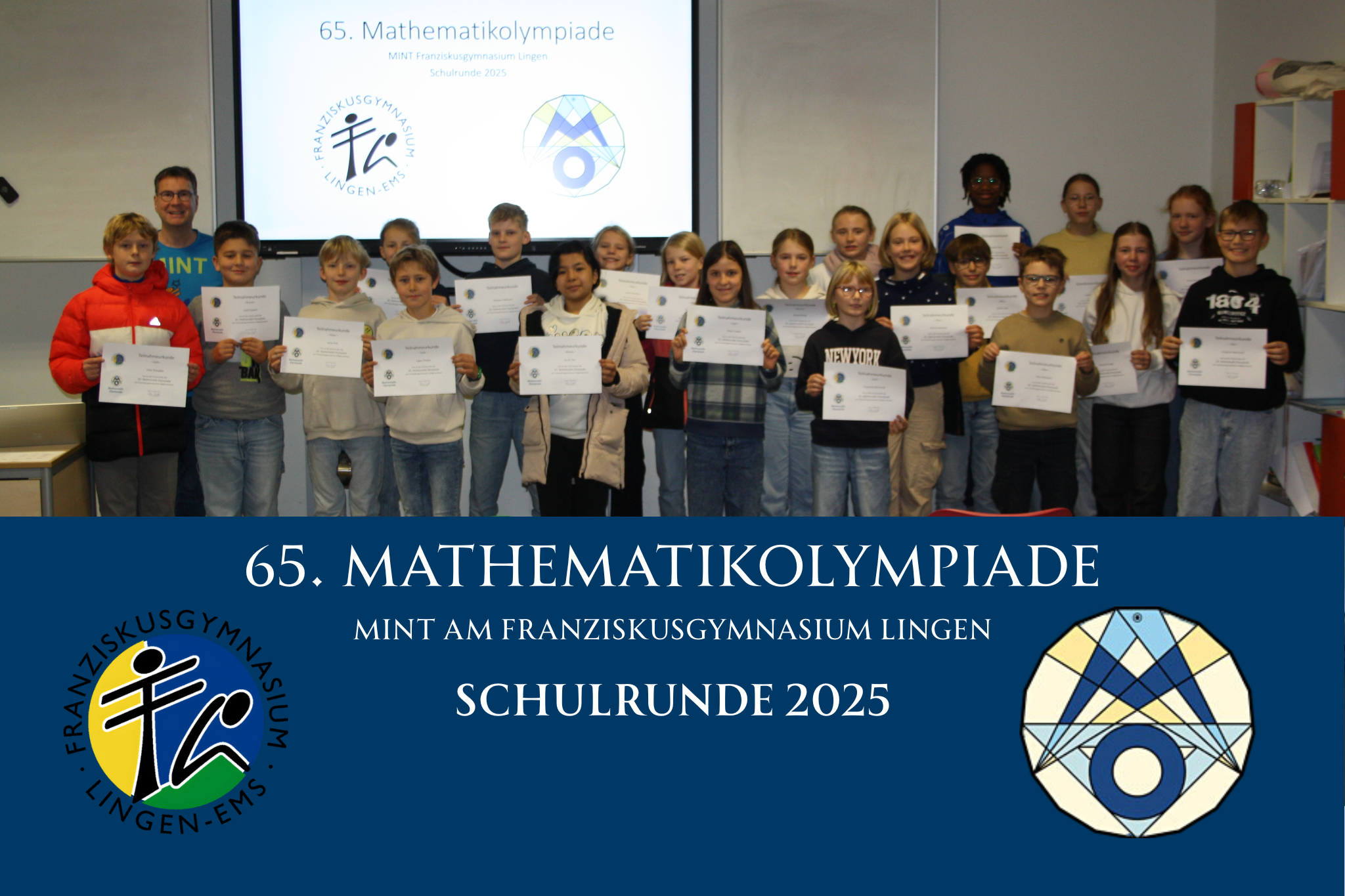 Mathe macht Spaß! – Erfolgreiche Schulrunde bei der Mathematikolympiade