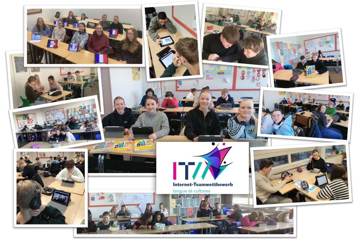 Französischgruppen glänzen beim Internet-Teamwettbewerb