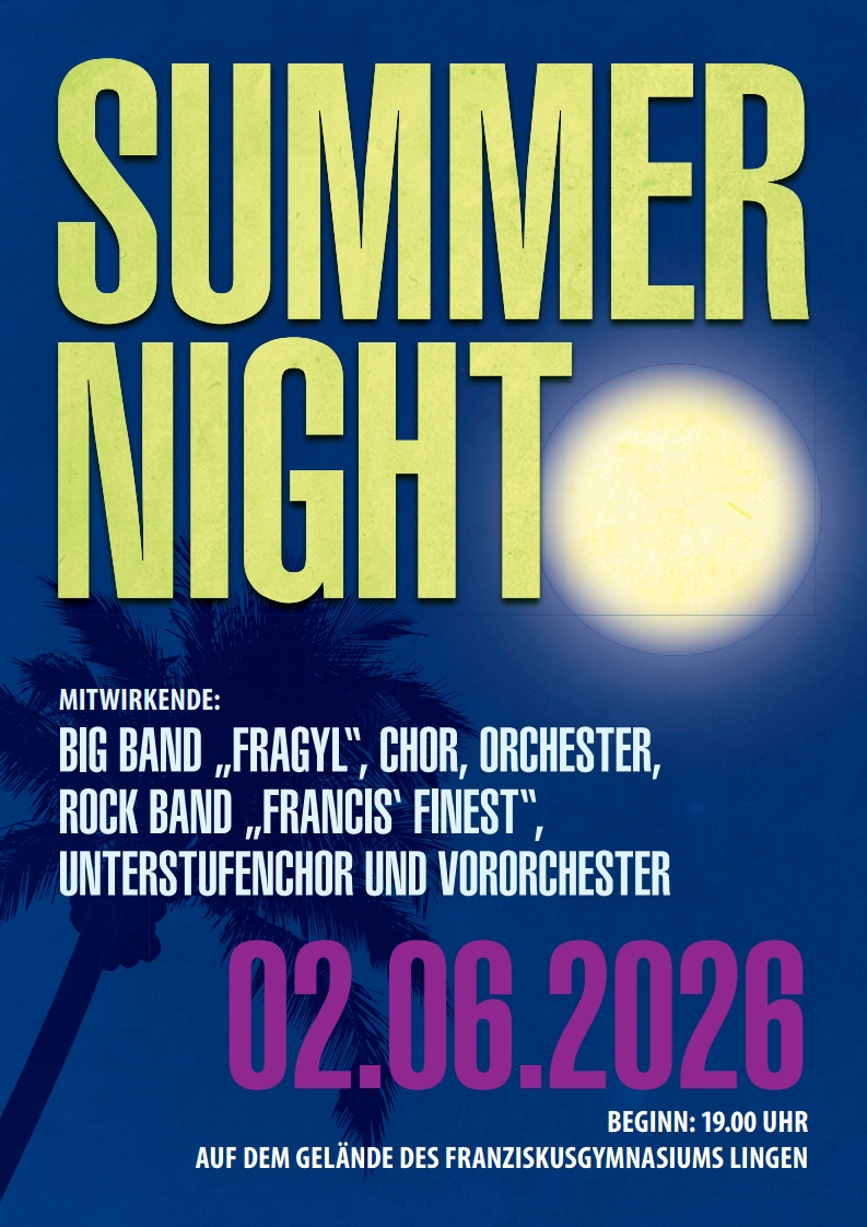 Summernight 2026: Open-Air-Konzert am FG