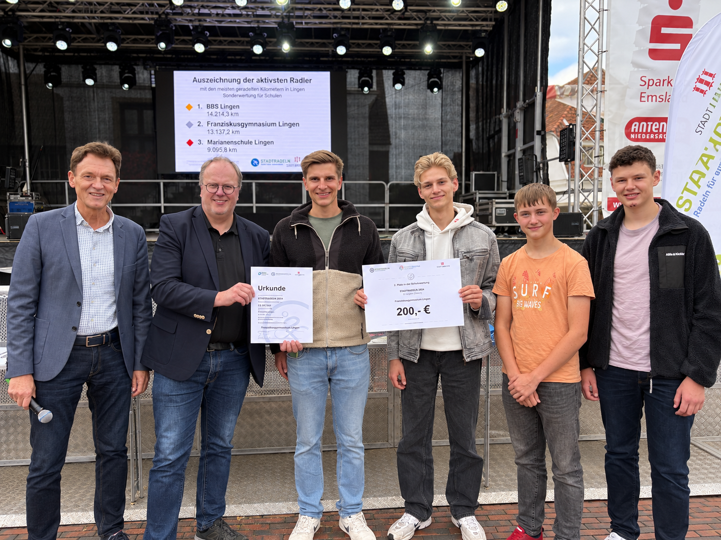 Franziskusgymnasium erradelt den 2. Platz beim STADTRADELN